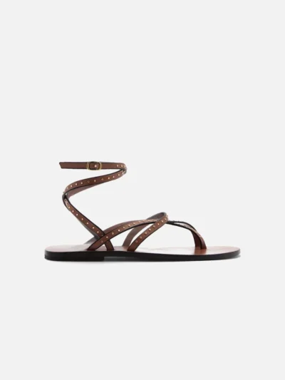 Walk It Out Studded Leather Sandals